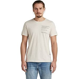G-STAR RAW, Heren Korpaz Logos Grafisch T-shirt, Weiß (Dk Talk 336-a488), S