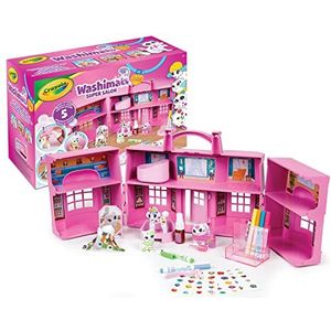 Crayola - Washimals, Super Schoonheidssalon, Kleur en Badder Dieren, Spel en Cadeau voor Kinderen, vanaf 3 jaar, 74-750