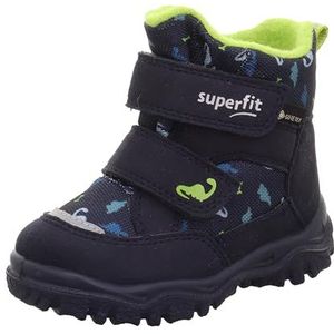 Superfit Jungen HUSKY1 warm gefütterte Gore-Tex Stiefel, BLAU/HELLGRÜN 8000