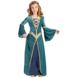 Boland - Kinderkostuum middeleeuwse prinses, verkleedkostuum voor themafeesten of carnaval, sprookjeskostuum