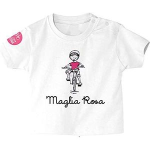 Giro Italia Maglia12-18 T-shirt, wit, 12-18 maanden, uniseks