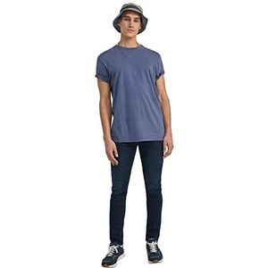 Springfield Jeans Skinny donkerblauw gewassen jeans voor heren, Blauw, 32