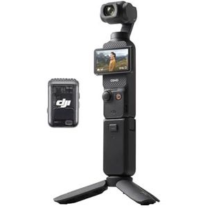 DJI Osmo Pocket 3 Combi-Creatie, Vlogging-camera met 1-inch CMOS en 4K/120fps video, 3-assige stabilisatie, multifunctioneel, inclusief microfoon voor helder geluid, kleine camera voor fotografie