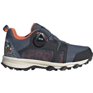 adidas Uniseks-Kind TERREX DISNEY AGRAVIC BOA TRAIL RUNNING SHOE, wonder steel/core black/orange, 31 EU