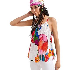 Desigual Womens BLUS_RODAS Blouse, Wit, S