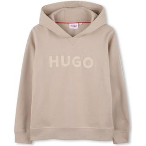 HUGO G00446 Kalamata Sweater voor jongens, Zandkleur, 8 Jaren