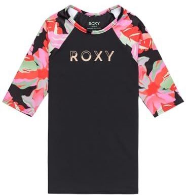 Roxy - Surf T-Shirt - Meisjes - Zwart - Gerecycled Polyester