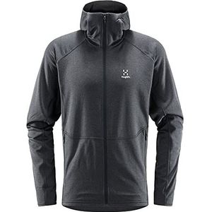 Haglöfs Skuta Hood fleecejack voor heren, magnetiet, S