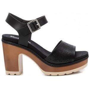 REFRESH 172781 damessandalen, zwart, maat 41, Zwart, 41 EU