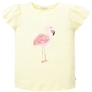 TOM TAILOR T-shirt voor meisjes en kinderen met print, 31661 - Smart Yellow, 92 cm