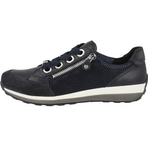 Sneakers - Osaka - Effen - Leer - Snoersluiting - Platte Hak