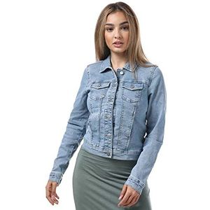 ONLY Dames Onlwonder Life DNM Jacket, blauw (light blue denim), XL