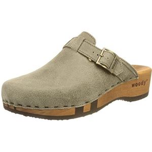 Woody Erika houten schoenen voor dames, zand, 41 EU, zand, 41 EU