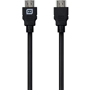 Konix Drakkar Adapterkabel standaard HDMI 2.0-stekker A naar A-stekker, 1,8 m, compatibel met PS3, PS4, Xbox One, Ultra HD, Apple TV, zwart