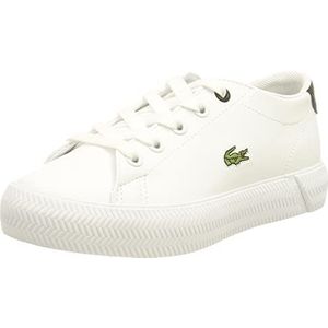 Lacoste Gripshot 0121 1 Cui, uniseks kindersneakers, uniseks, Wht Blk, 24.5 EU