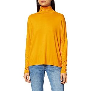 NA-KD Dames hoge hals trui shirt, Oranje, L