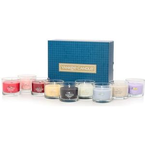 Cadeauset, set van 4 aromatherapiekaarsen met sojawas in dozen, klein cadeauset geurkaarsen set kaarsen decoratie cadeaus