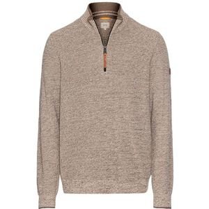camel active Herentrui van een katoenmix, bruin, 5XL