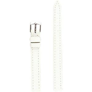 Morellato Leren armband voor dameshorloge LIVORNO wit 10 mm A01D2116372017CR10, wit, Riem