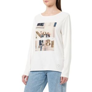 KEYLARGO Dames Number Round T-shirt, offwhite (1001), S