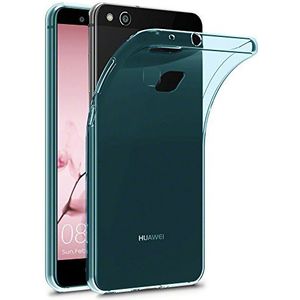 TERRAPIN, Compatibel met Huawei P10 Lite hoes, TPU beschermhoes tas case cover - transparant blauw