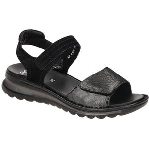 ARA dames tampa sandaal, zwart, 41 EU
