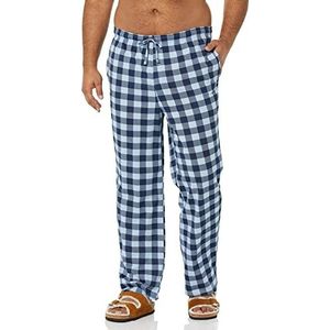 Amazon Essentials Gebreide pyjamabroek voor heren, blauw marineblauw buffel, XX-Small
