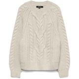 Vmjada - Gebreide Pullover - Regular Fit - O-hals - Lange Mouwen - Kabelgebreid Detail