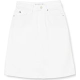 Tommy Hilfiger - Dnm A-lijn Rok - Wit - Denim Rok Dames