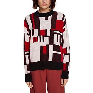 ESPRIT Collection Dames 102EO1I301 pullover, 613/Dark Red 4, XL