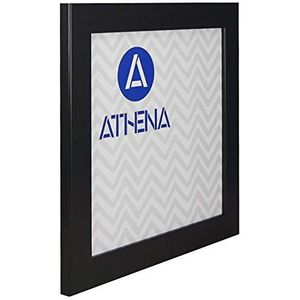 Athena Brede mat zwart kant-en-klare fotolijst, 50 x 50 cm,