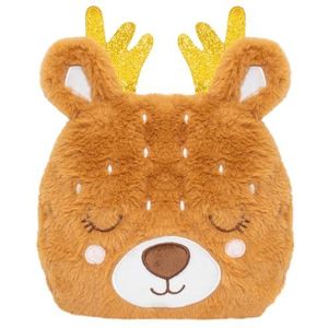 Warmwaterkruik knuffeldier 2-in-1 - zachte platte pluche baby & kind - warme en koude werking - magnetron droge warmwaterkruik - keramische parels - geschikt voor alle leeftijden - PLIC Horizane