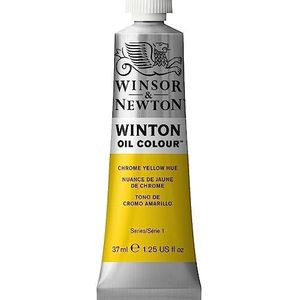 Winsor & Newton 1414149 Winton fijne olieverf van hoge kwaliteit met gelijkmatige consistentie, lichtecht, hoge dekkingskracht en rijk aan pigmenten - 37ml Tube, Chrome Yellow Hue