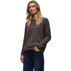 Street One Dames Trui met structuur in Bruin, in size: 34