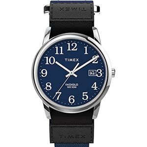 Timex Easy Reader 35mm horloge met klittenband en datumvenster TW2U85000