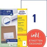 AVERY Zweckform universele etiketten formaat 210 x 297 mm papier, permanent 220 Blatt wit