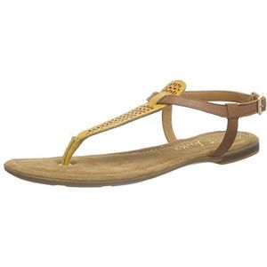 s.Oliver dames 28139 teenslippers, Geel Saffron Comb 638, 40 EU