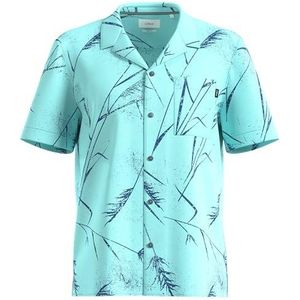 s.Oliver Herenhemd met korte mouwen, blauwgroen 60a3, XXL
