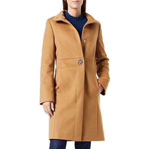 HUGO Dames Melines Coat, Open Brown245, 46