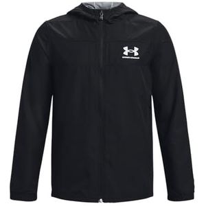 Under Armour Boys Jackets Boys' Ua Sportstyle Windbreaker, Black, 1370183-003, YSM