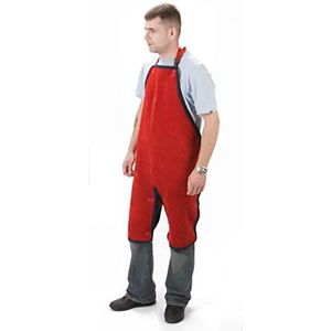 Toscaanse lederen lassen schort Chaps aan de knie, Heavy Duty, Fire Retardant