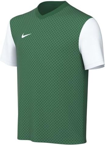 Nike Uniseks-Kind Short Sleeve Top Y Nk Df Tiempo Prem Ii Jsy Ss, Pine Green/White/White, DH8389-302, XS