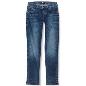 7 For All Mankind Slimmy Tapered Stretch Tek Pupil, Donkerblauw, 30