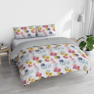 Italian Bed Linen WATERCOLOR beddengoedset met digitale print, tweepersoonsbed, WT 02