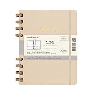 Moleskine Maandplanner 2022, 2023, 12 Maanden Dagboek, Maandplanner In Harde Kaft, Meet Groot 19 X 25 Cm, Remake Zand