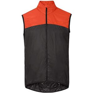 VAUDE Matera Air Vest, ultralicht windvest voor heren, waterafstotend vest voor racefiets, winddicht sportvest, reflecterend