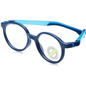 NANOVISTA Uniseks bril voor volwassenen, marineblauw mat/lichtblauw, 46