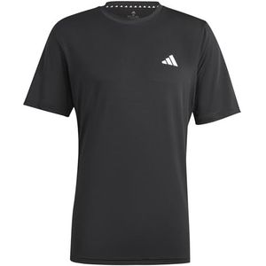 adidas Heren Train Essentials Stretch Training Tee, black/white, XXL