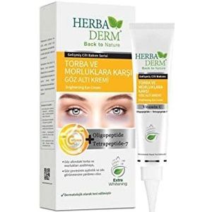 Herbaderm tegen wallen en kneuzingen, oogcrème 15 ml, zakken onder de ogen en kraaienpootjes, lijnen en kringen