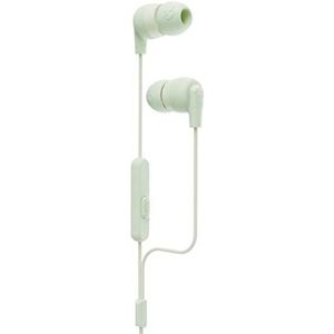 Skullcandy Ink'd+ In-Ear bedrade oordopjes, microfoon, werkt met Bluetooth-apparaten en computers – groen